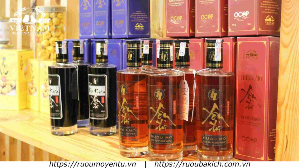 Đặc sản rượu mơ Yên Tử - Đạt chứng nhận 5 sao OCOP cấp Quốc gia