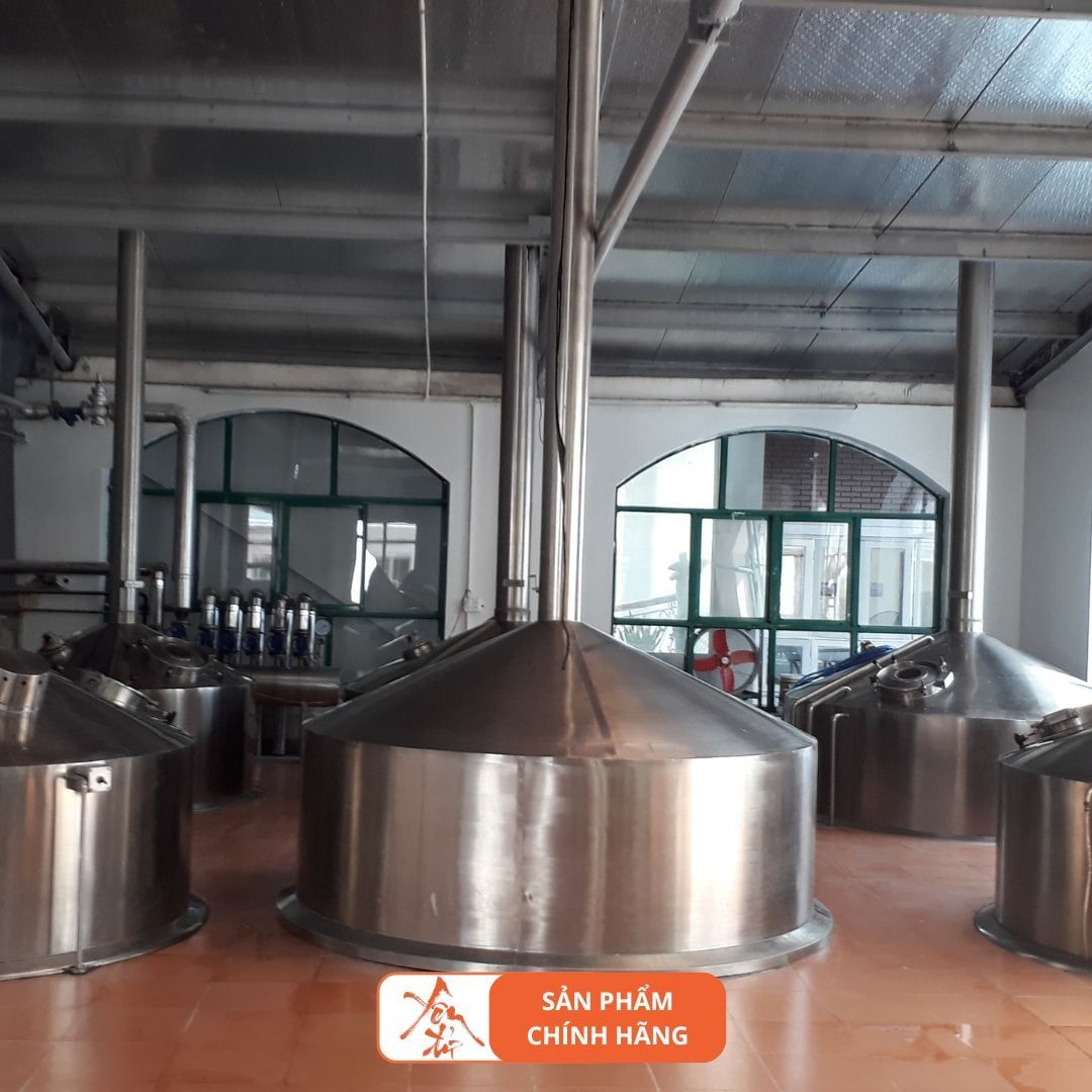 Dây chuyền ngâm ủ rượu mơ OCOP Yên Tử chuẩn ISO và HACCP He thong bon ngam u san xuat ruou mo OCOP Yen Tu quy chuan ISO